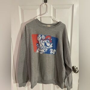 Nintendo Super Mario Bros 3 Gray Sweatshirt